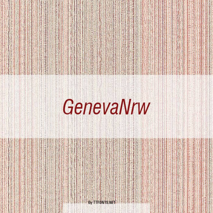 GenevaNrw example